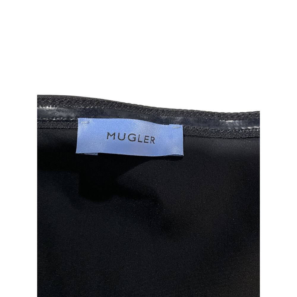Mugler Structured Blue Corset Bodysuit Size 36 EU / US 4 - Picture 5 of 6